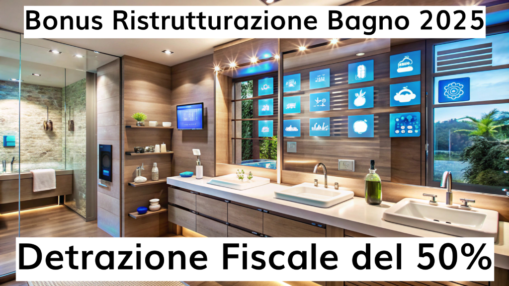 Scopri di più sull'articolo Bonus Ristrutturazione Bagno 2025: Detrazione Fiscale del 50%